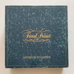 Trivial Pursuit Master Game Genus Edition - Original Vintage 1981 - Complete